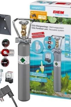 EHEIM CO²-SET400, Mehrwegsystem 500 Gramm Mit Magnetventil 230 Volt Wechselstrom