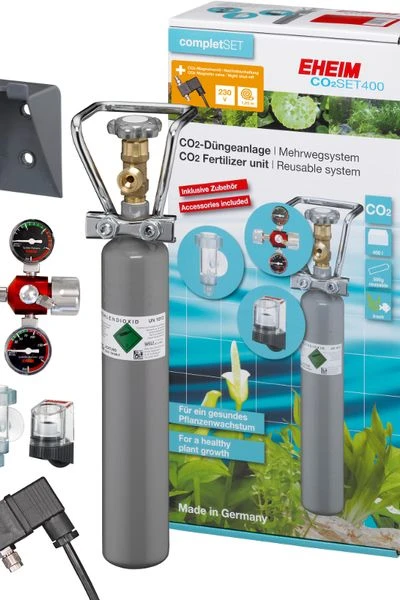 EHEIM CO²-SET400, Mehrwegsystem 500 Gramm Mit Magnetventil 230 Volt Wechselstrom 1 EHEIM CO²-SET400, Mehrwegsystem 500 Gramm Mit Magnetventil 230 Volt Wechselstrom