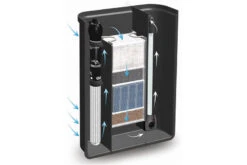 Aquatlantis Biobox 2, Innenfiltersystem, Mit 200W Heizer -Fish Tec Aquatlantis BIOBOX 2 innen