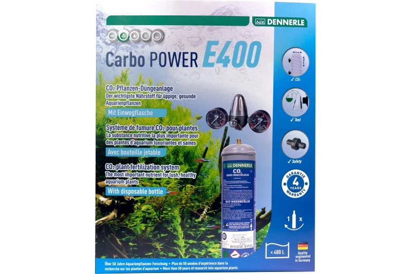 Dennerle CO² Pflanzen-Dünge-Set Carbo POWER E400 1 Dennerle CO² Pflanzen-Dünge-Set Carbo POWER E400