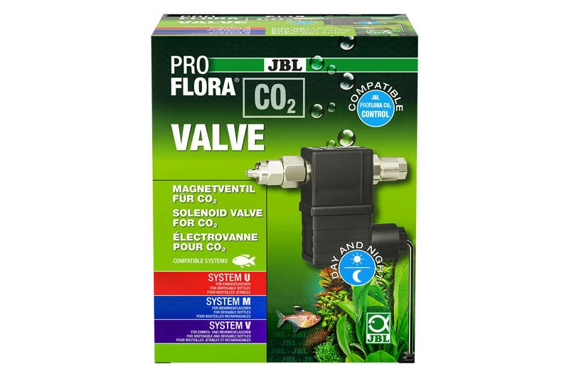 JBL ProFlora CO2 Valve, Nachtabschaltung, Magnetventil 12 V 1 JBL ProFlora CO2 Valve, Nachtabschaltung, Magnetventil 12 V